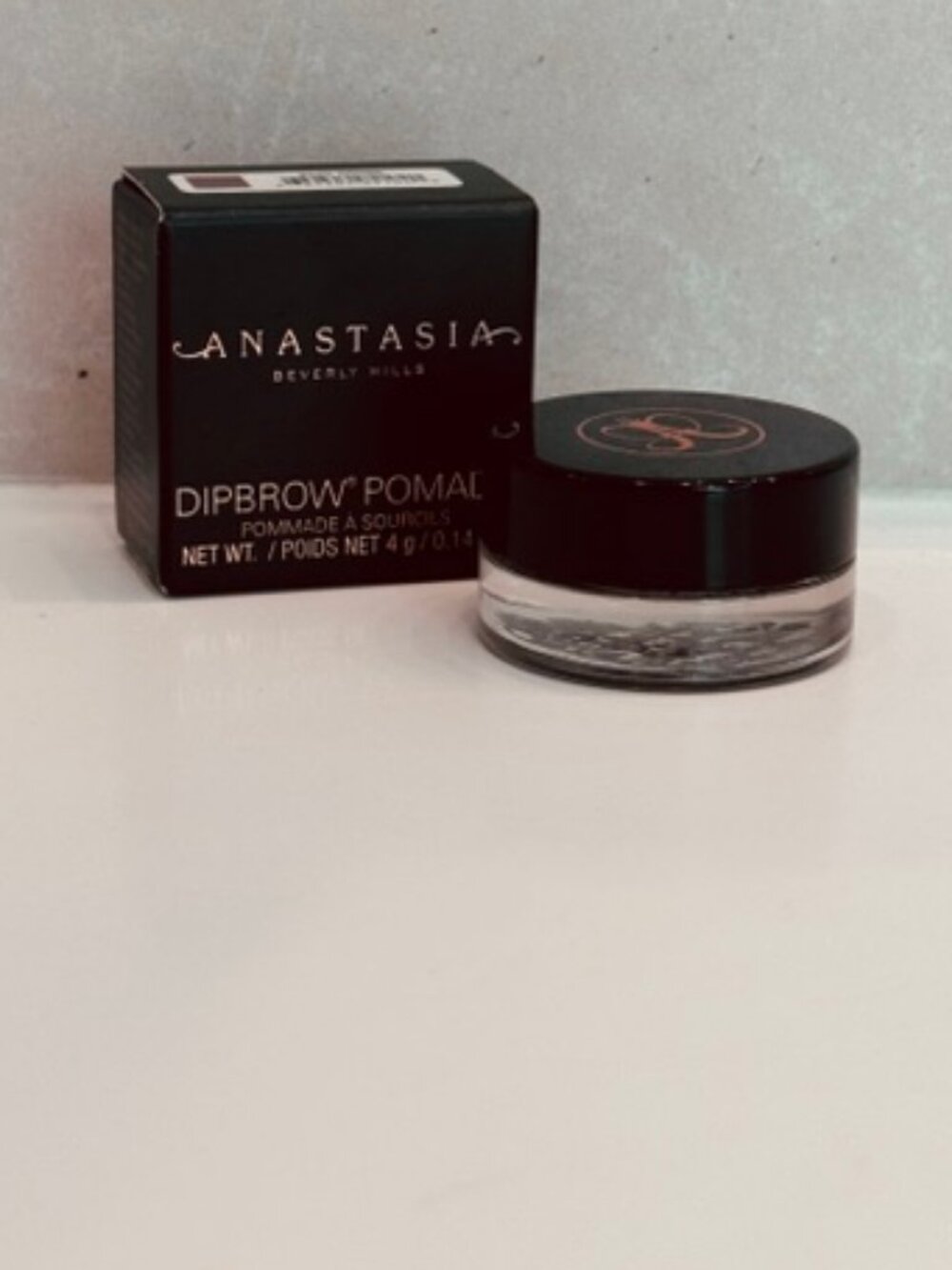 Anastasia Beverly Hills DIPBROW Pomade Dark Brown 4g Swatched